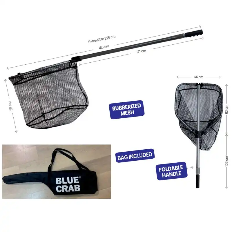 Az Trading Blue Crab Landing Net Alleen Vandaag