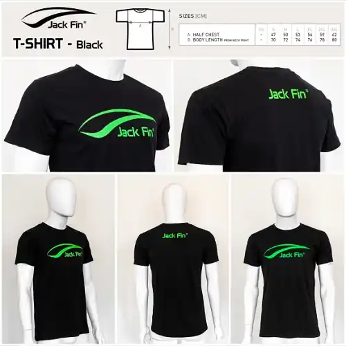 Jack Fin T-Shirt Black Beperkte Voorraad