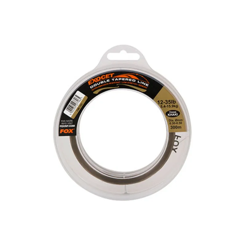 Direct Beschikbaar Fox Exocet Double Tapered Trans Khaki