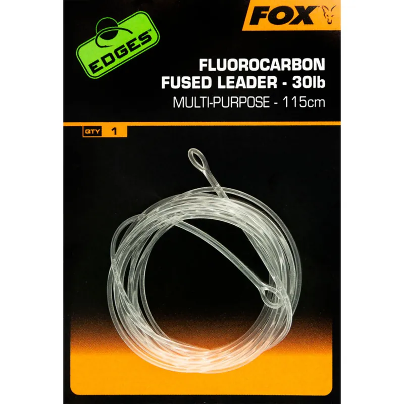 Fox Edges Fluorocarbon Fused Leaders 115cm Koopje