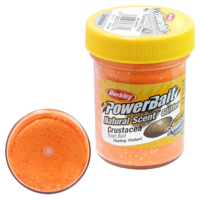Aanbieding Berkley Pasta Trota PowerBait Natural Scent Crustacea Fluo Orange