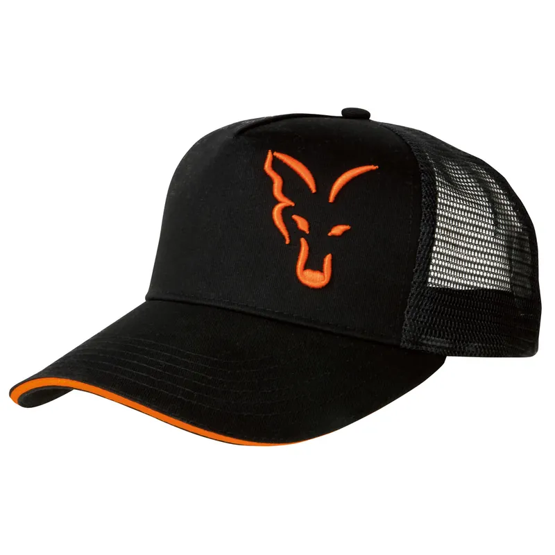 Aanbieding Fox Fox Black & Orange Trucker Cap