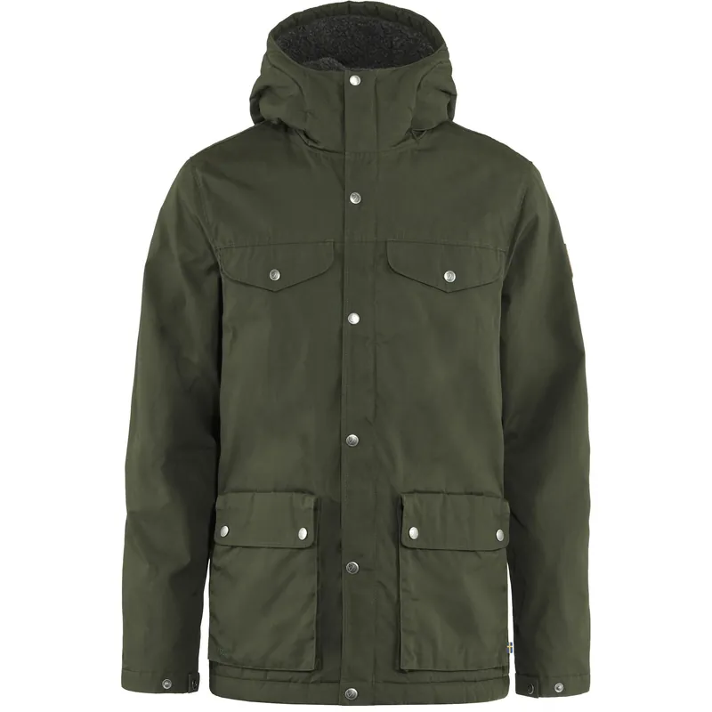 Beperkte Voorraad FJÄLLRÄVEN - GREENLAND WINTER JACKET MALE DEEP FOREST