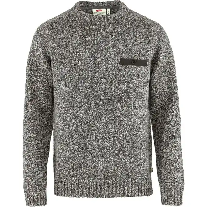 Speciale Aanbieding Fjällräven - Lada Round-Neck maglione in lana a manica lunga