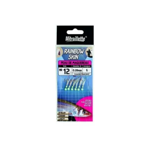 Aanbieding Sabiki con 6 ami RAGOT Mitraillette Rainbow Skin