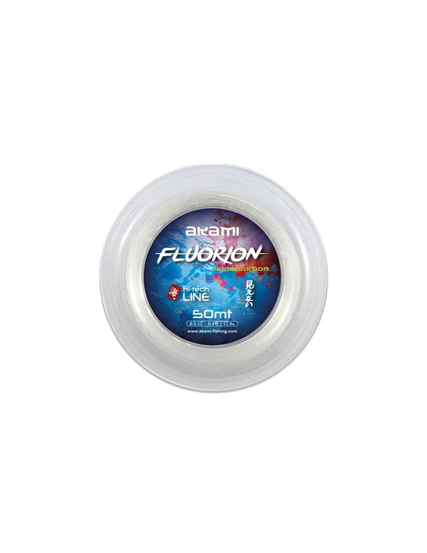 100% Fluorocarbon AKAMI Fluorion 50 mt Finale Uitverkoop